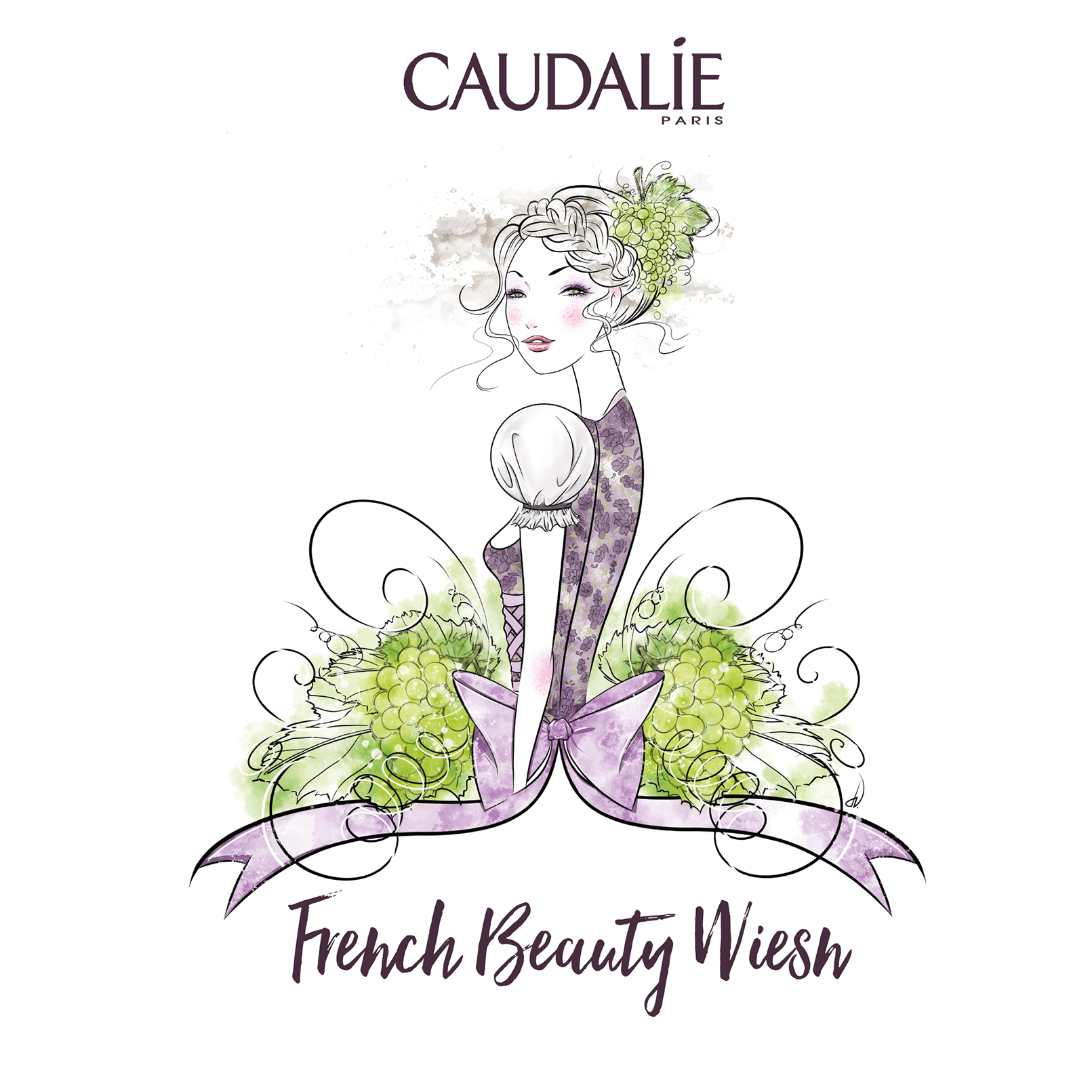 Beauty-Illustration for Caudalie // Digital //
