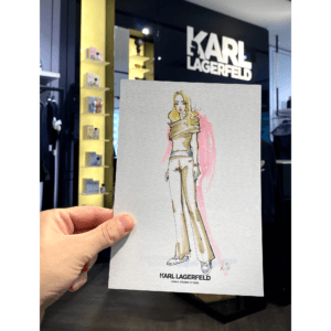 Live-Event-Drawing / Zeichnen / Illustrationen In-Store-Event KARL LAGERFELD Berlin