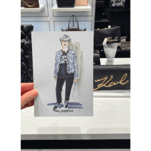 Live-Event-Drawing / Zeichnen / Illustrationen In-Store-Event KARL LAGERFELD Düsseldorf