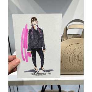 Live-Event-Drawing / Zeichnen / Illustrationen In-Store-Event KARL LAGERFELD Düsseldorf
