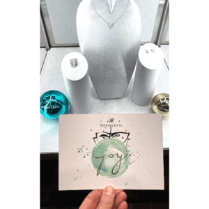 Live-Karten-Illustration / Lettering / Verzierung In-Store-Event Tiffany & Co- Düsseldorf