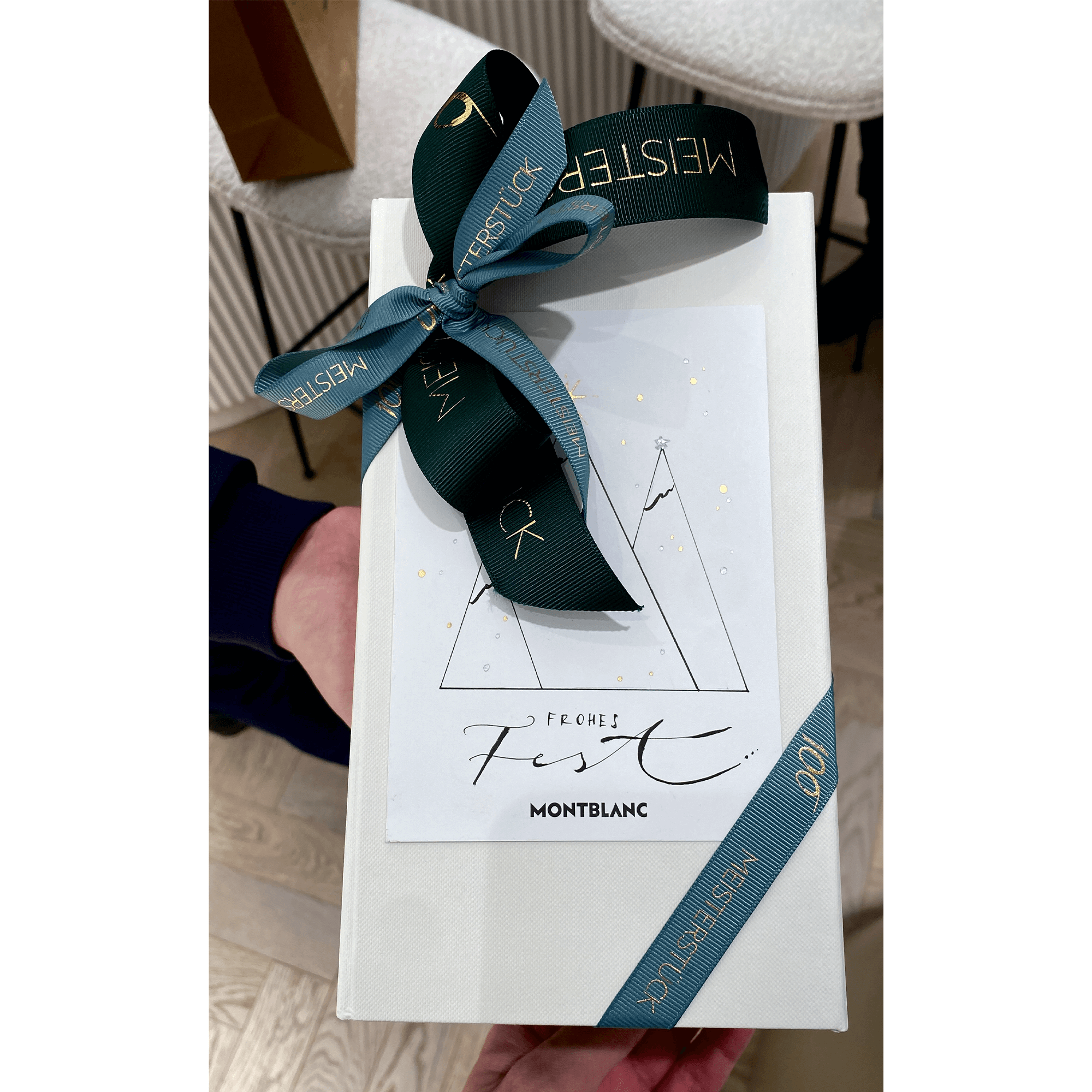 Live-Karten-Illustration / Lettering / Verzierung In-Store-Event Montblanc Düsseldorf