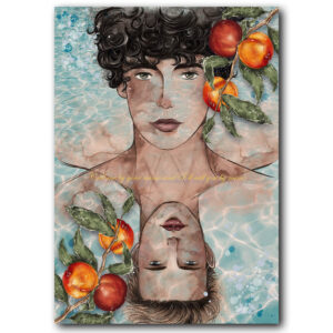 Posterdruck Fashion-Mode-Illustration-Dreamy_Vertraeumtent-Lifestyle-Poster-Drucke-Kunst-Zeichnungen-besondere-Geschenkideen-Fashion-Fans-Lovers-Verliebte-Gay-Gaylove-Boyslove-Fan-Art-CALL-ME-BY-YOUR-NAM