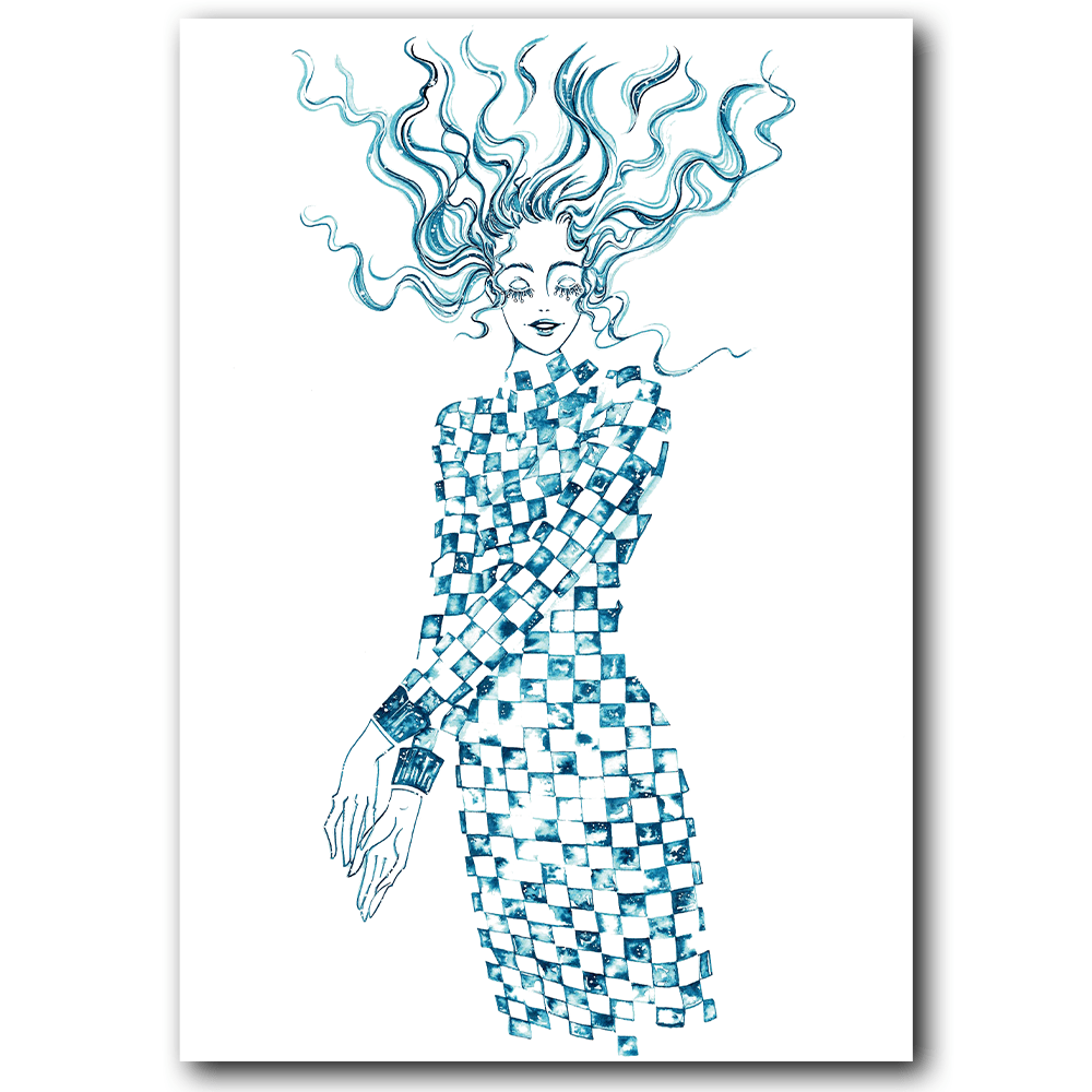 Print "OUT OF THE BLUE"