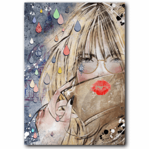 Postermotiv "Trench Kiss"