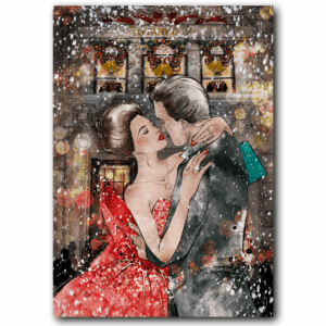 Postermotiv "Merry Kissmas"