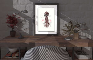 Original Kunstwerk Mock-Up