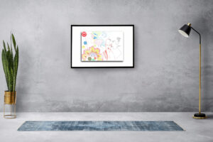 Original Kunstwerk Interior