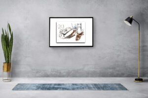 Origimal Artwork Modeillustration